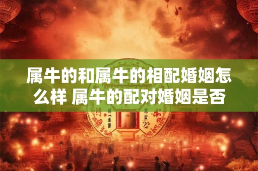 属牛的和属牛的相配婚姻怎么样 属牛的配对婚姻是否适宜