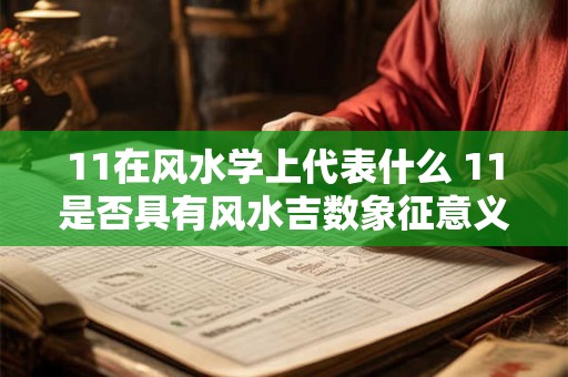 11在风水学上代表什么 11是否具有风水吉数象征意义