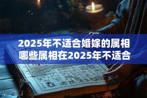 2025年不适合婚嫁的属相 哪些属相在2025年不适合结婚