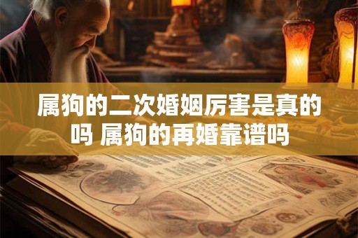 属狗的二次婚姻厉害是真的吗 属狗的再婚靠谱吗