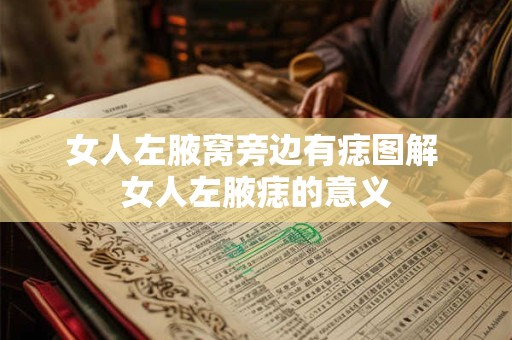 女人左腋窝旁边有痣图解 女人左腋痣的意义