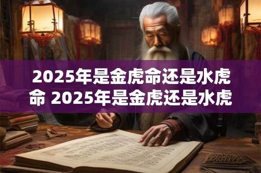 2025年是金虎命还是水虎命 2025年是金虎还是水虎