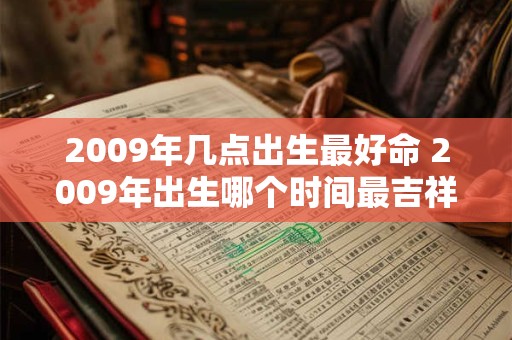2009年几点出生最好命 2009年出生哪个时间最吉祥