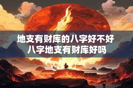地支有财库的八字好不好 八字地支有财库好吗