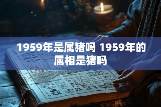 1959年是属猪吗 1959年的属相是猪吗