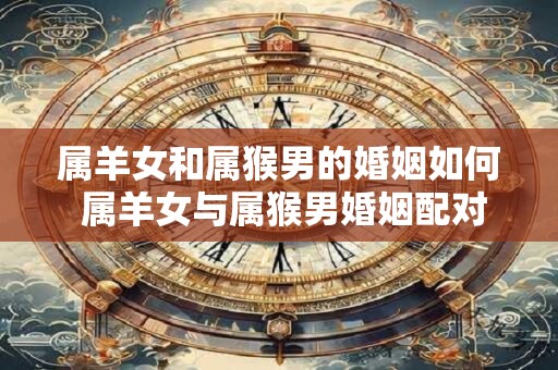 属羊女和属猴男的婚姻如何 属羊女与属猴男婚姻配对适合吗