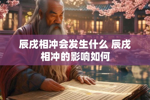 辰戌相冲会发生什么 辰戌相冲的影响如何