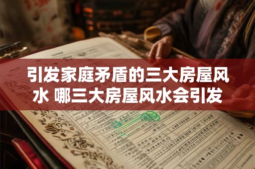 引发家庭矛盾的三大房屋风水 哪三大房屋风水会引发家庭矛盾