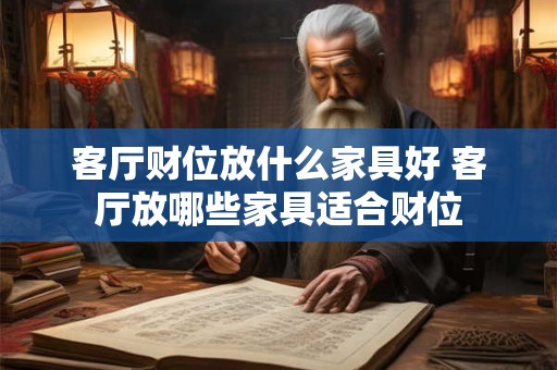 客厅财位放什么家具好 客厅放哪些家具适合财位
