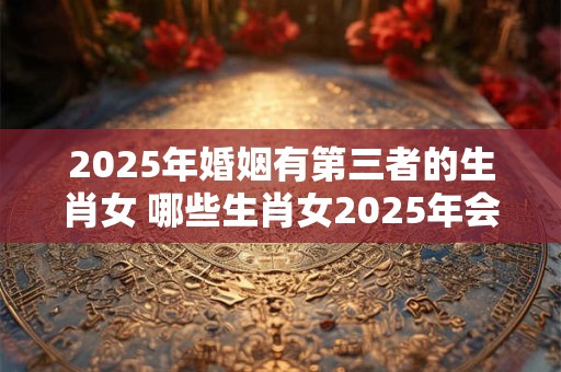 2025年婚姻有第三者的生肖女 哪些生肖女2025年会有婚外情