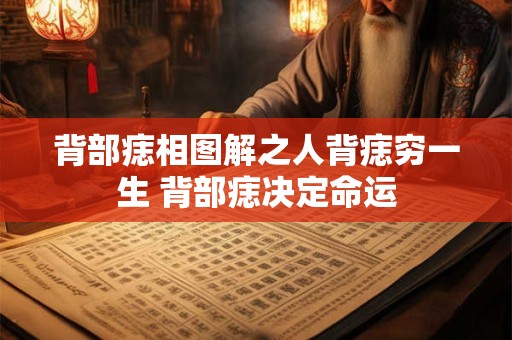背部痣相图解之人背痣穷一生 背部痣决定命运