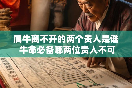 属牛离不开的两个贵人是谁 牛命必备哪两位贵人不可或缺