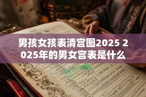 男孩女孩表清宫图2025 2025年的男女宫表是什么