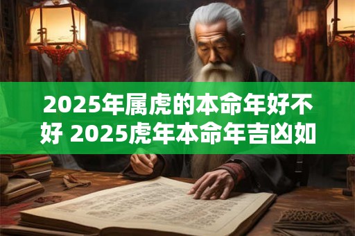 2025年属虎的本命年好不好 2025虎年本命年吉凶如何