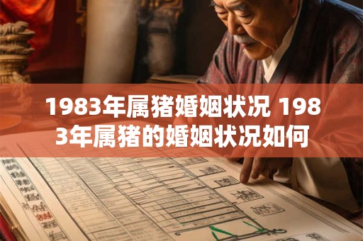 1983年属猪婚姻状况 1983年属猪的婚姻状况如何