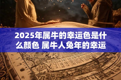 2025年属牛的幸运色是什么颜色 属牛人兔年的幸运颜色