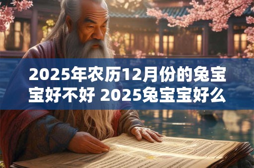 2025年农历12月份的兔宝宝好不好 2025兔宝宝好么