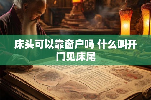 床头可以靠窗户吗 什么叫开门见床尾