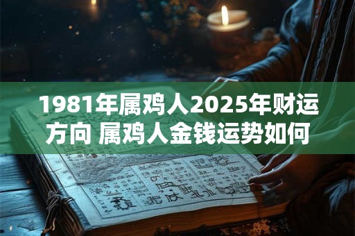 1981年属鸡人2025年财运方向 属鸡人金钱运势如何