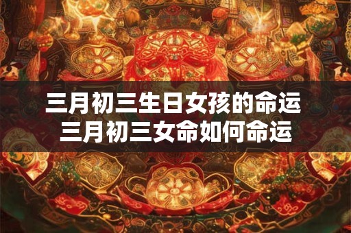三月初三生日女孩的命运 三月初三女命如何命运