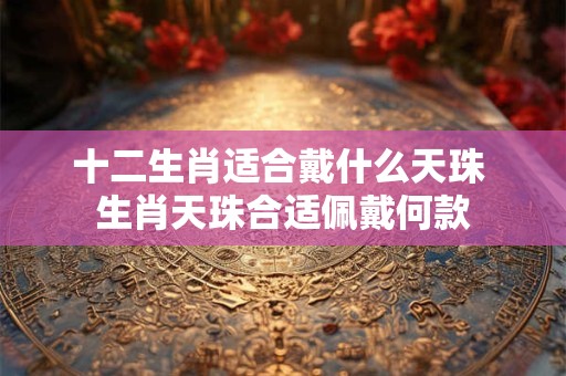 十二生肖适合戴什么天珠 生肖天珠合适佩戴何款
