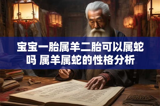 宝宝一胎属羊二胎可以属蛇吗 属羊属蛇的性格分析