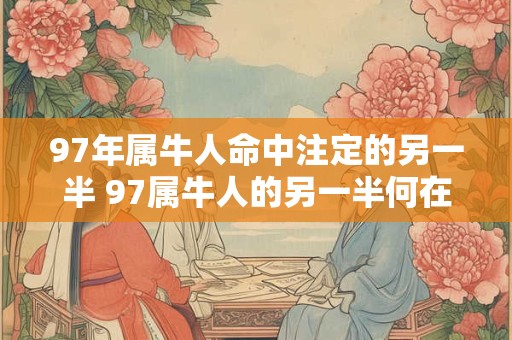 97年属牛人命中注定的另一半 97属牛人的另一半何在