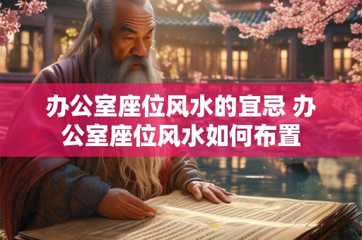 办公室座位风水的宜忌 办公室座位风水如何布置