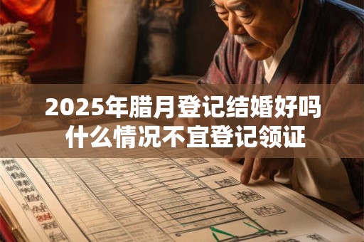 2025年腊月登记结婚好吗 什么情况不宜登记领证