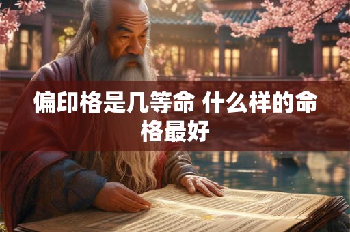 偏印格是几等命 什么样的命格最好