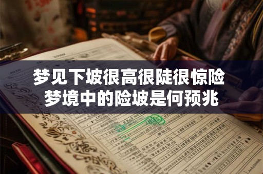 梦见下坡很高很陡很惊险 梦境中的险坡是何预兆