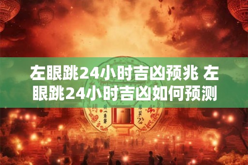 左眼跳24小时吉凶预兆 左眼跳24小时吉凶如何预测