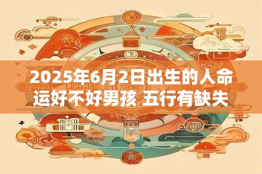 2025年6月2日出生的人命运好不好男孩 五行有缺失吗