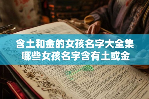 含土和金的女孩名字大全集 哪些女孩名字含有土或金的字眼