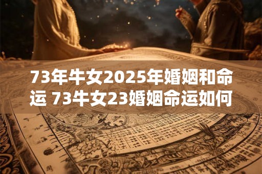 73年牛女2025年婚姻和命运 73牛女23婚姻命运如何