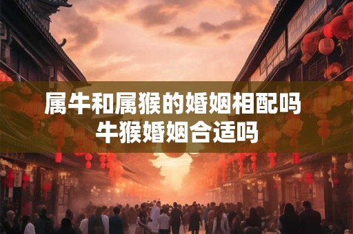 属牛和属猴的婚姻相配吗 牛猴婚姻合适吗 属牛和属猴的婚姻相配吗 牛猴婚姻合适吗