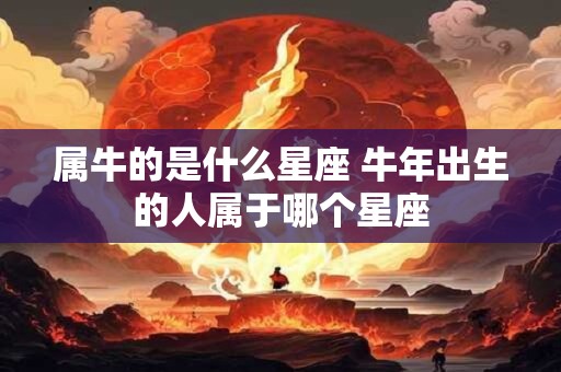 属牛的是什么星座 牛年出生的人属于哪个星座