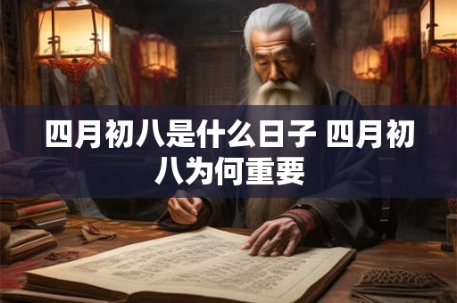 详细阅读:四月初八是什么日子 四月初八为何重要 四月初八是什么日子 四月初八为何重要