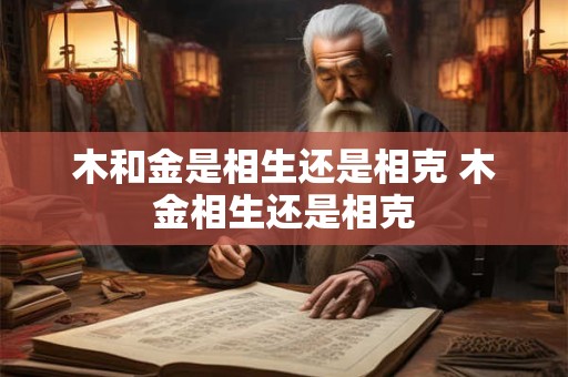 木和金是相生还是相克 木金相生还是相克