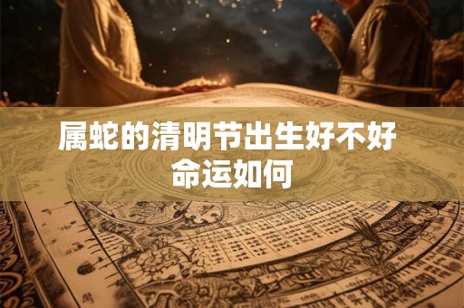 属蛇的清明节出生好不好 命运如何