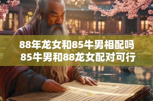 88年龙女和85牛男相配吗 85牛男和88龙女配对可行吗