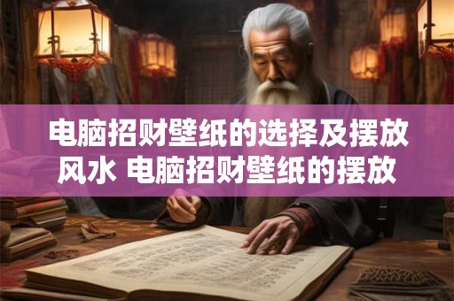 电脑招财壁纸的选择及摆放风水 电脑招财壁纸的摆放风水如何