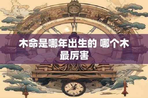 木命是哪年出生的 哪个木最厉害