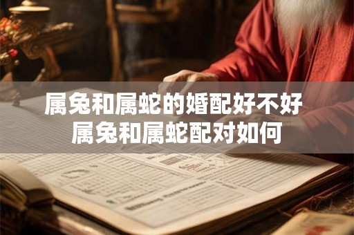 属兔和属蛇的婚配好不好 属兔和属蛇配对如何