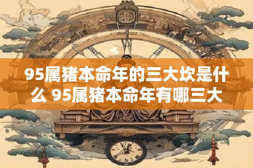 95属猪本命年的三大坎是什么 95属猪本命年有哪三大坎