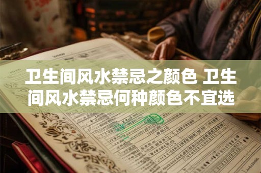 卫生间风水禁忌之颜色 卫生间风水禁忌何种颜色不宜选