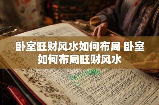 卧室旺财风水如何布局 卧室如何布局旺财风水