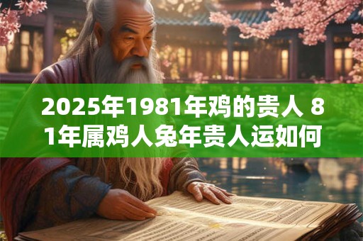 2025年1981年鸡的贵人 81年属鸡人兔年贵人运如何