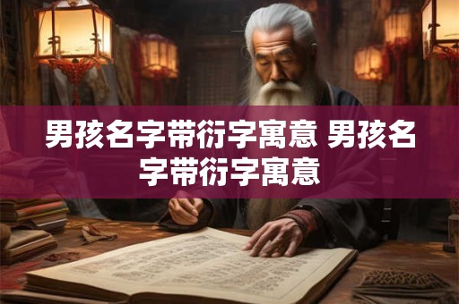 男孩名字带衍字寓意 男孩名字带衍字寓意