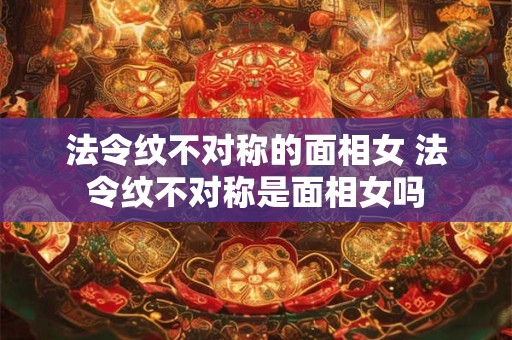 法令纹不对称的面相女 法令纹不对称是面相女吗